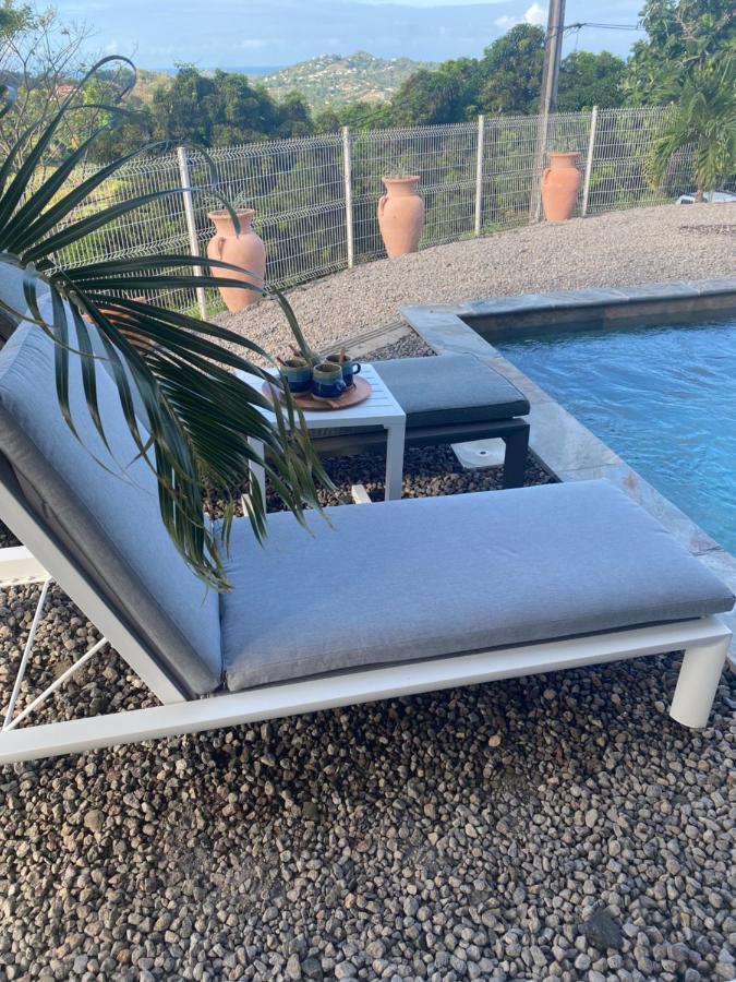 Les Appart Villa Sunbay Caraibes Avec Piscine Privative Vue Mer Et Montagne Le François Buitenkant foto