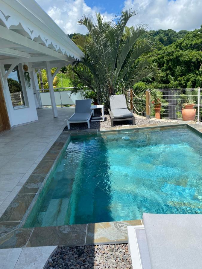 Les Appart Villa Sunbay Caraibes Avec Piscine Privative Vue Mer Et Montagne Le François Buitenkant foto