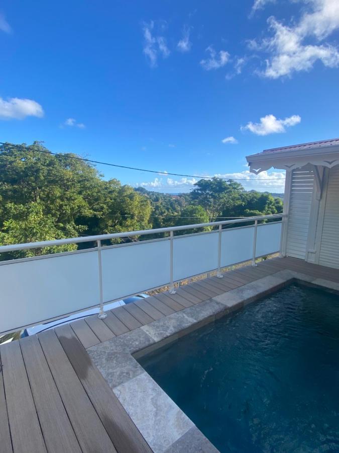 Les Appart Villa Sunbay Caraibes Avec Piscine Privative Vue Mer Et Montagne Le François Buitenkant foto