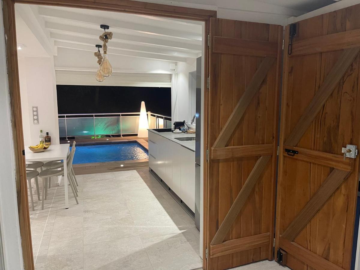 Les Appart Villa Sunbay Caraibes Avec Piscine Privative Vue Mer Et Montagne Le François Buitenkant foto