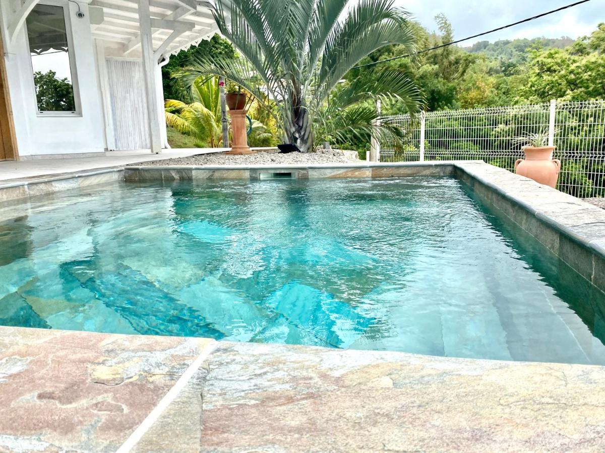 Les Appart Villa Sunbay Caraibes Avec Piscine Privative Vue Mer Et Montagne Le François Buitenkant foto
